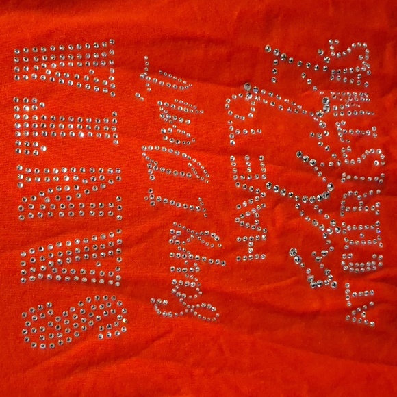 C'est La-Vie Designs Tops - NNWT Santa says I don't have to adult at Christmas Rhinestone Tee